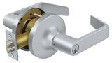 Deltana CL500FLC-26D brushed chrome keyed entry door lever