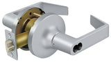 Deltana CL500FRCNC-26D brushed chrome door lever less cylinder