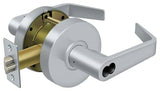 Deltana CL504ECCNC-26D brushed chrome storeroom door lever