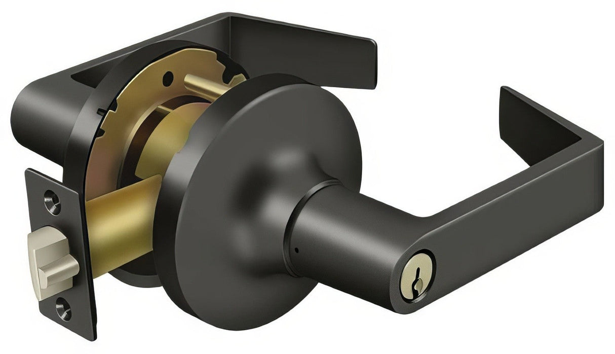 Deltana CL504FLC-10B oil rubbed bronze storeroom door lever