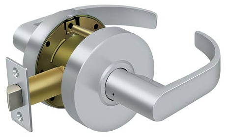 Deltana CL601EVC-26D brushed chrome passage door lever