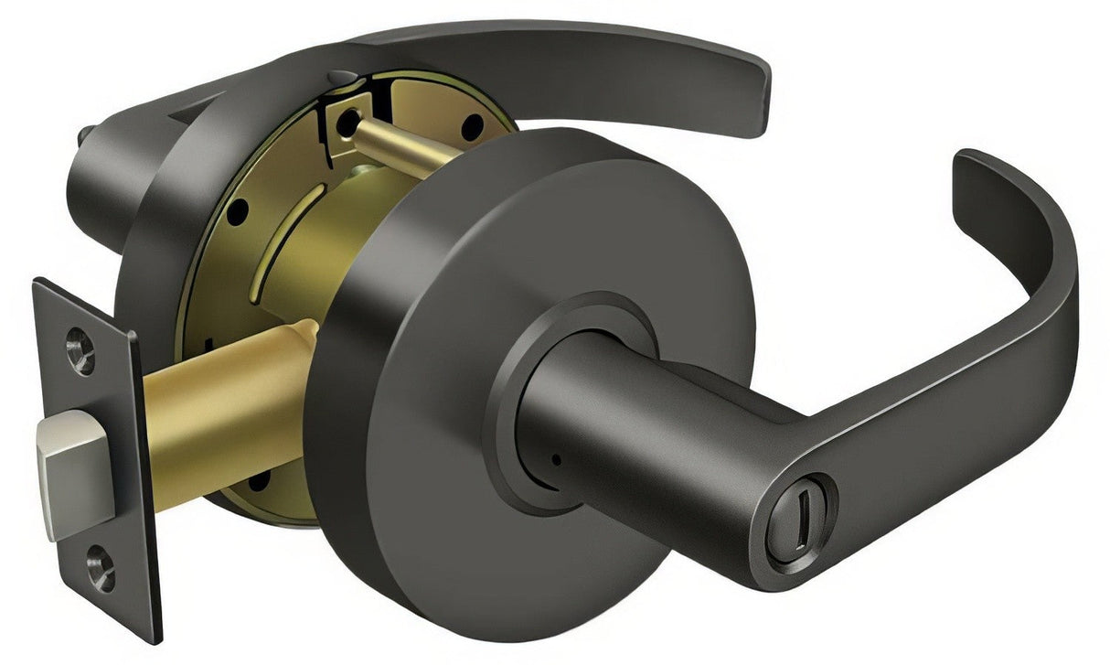 Deltana CL602EVC-10B oil rubbed bronze privacy door lever