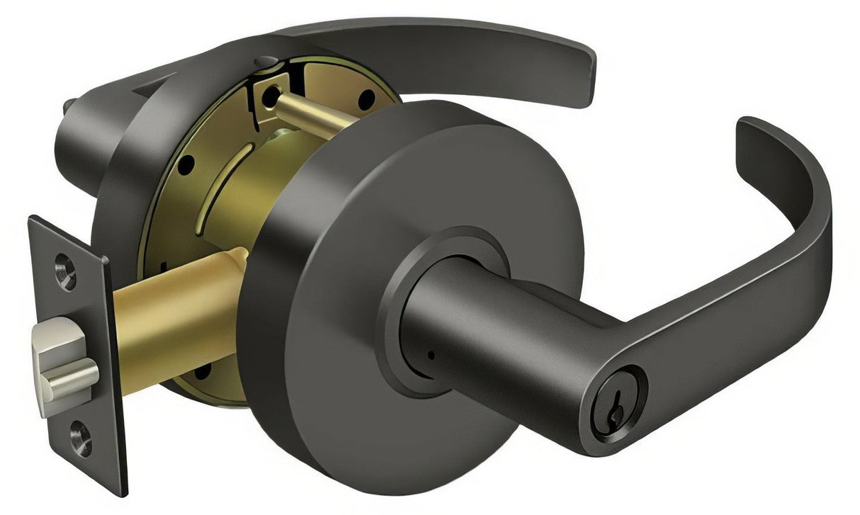 Deltana CL604EVC-10B oil rubbed bronze storeroom door lever