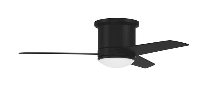 Craftmade CLE44FB3 flat black ceiling fan blades included