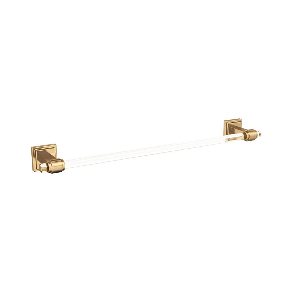 Amerock BH36063CCZ Glacio Clear/Champagne Bronze 18 inch (457mm) Towel Bar