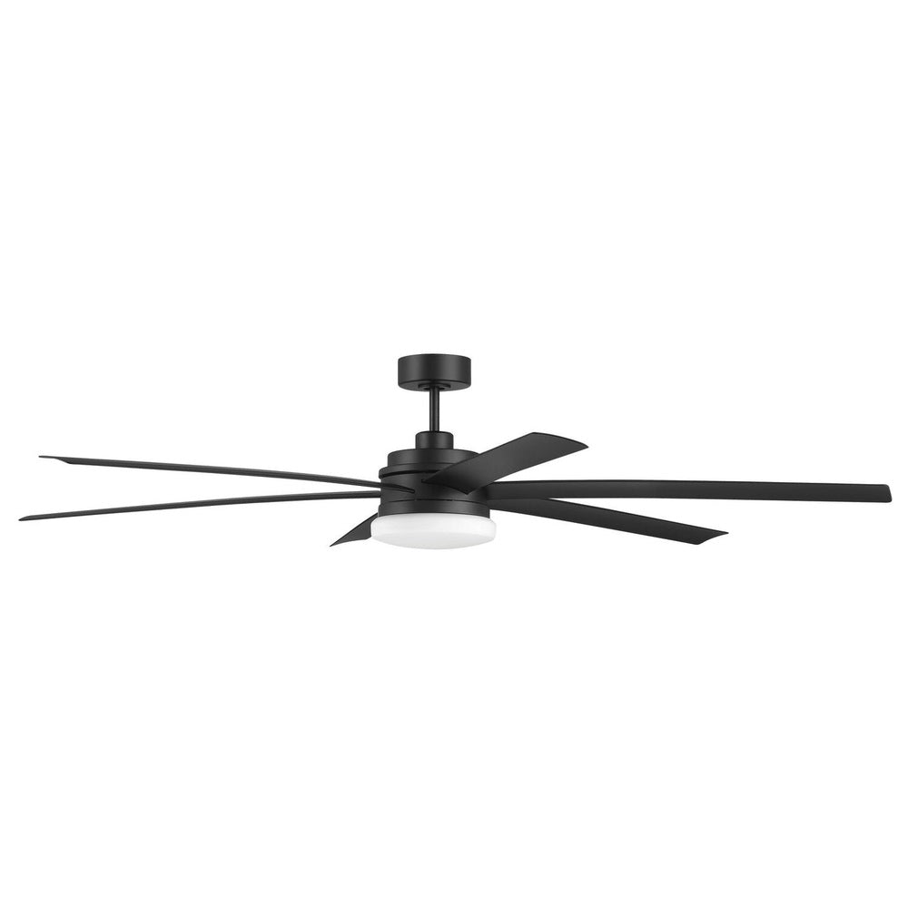 Craftmade CLZ72FB6 flat black ceiling fan blades included