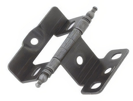 Amerock CM3175TMBB Functional Hardware cabinet hinge in satin stainless, additional view