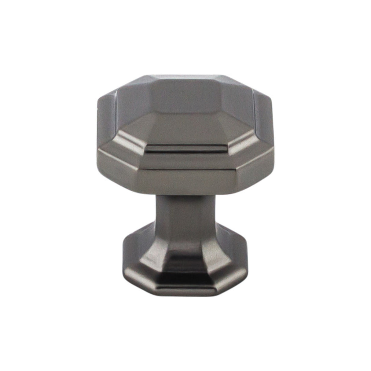 Top Knobs TK286AG Emerald 1 1/8" Diameter Round Knob Ash Gray