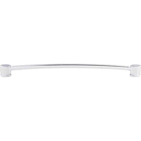 Top Knobs TK66PC Oval Thin 12" Center to Center Bar Pull Polished Chrome