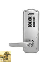 Schlage CO100CY70KPATH605 polished brass keypad entry door lever