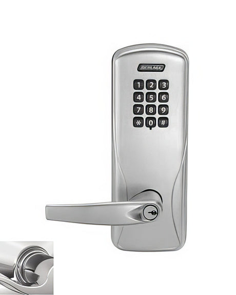 Schlage CO100CY70KPATH625 polished chrome keypad entry door lever