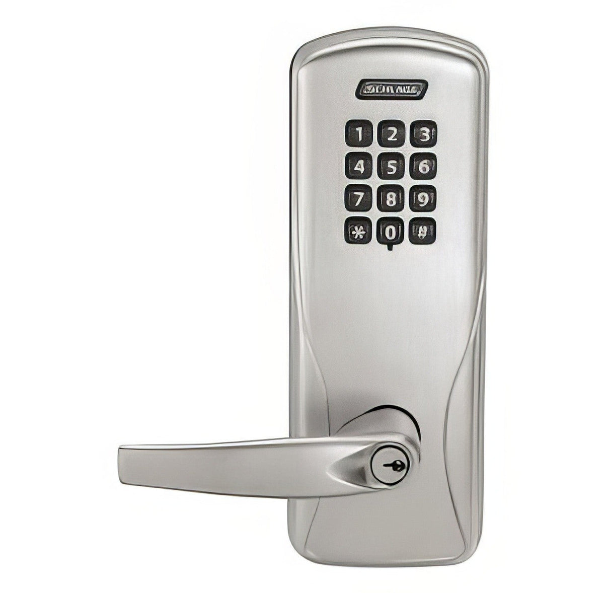 Schlage CO100CY70KPATH626 satin chrome keypad entry door lever