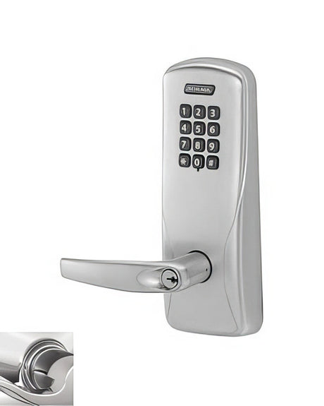 Schlage CO100MS70KPATH625 polished chrome keypad entry door lever