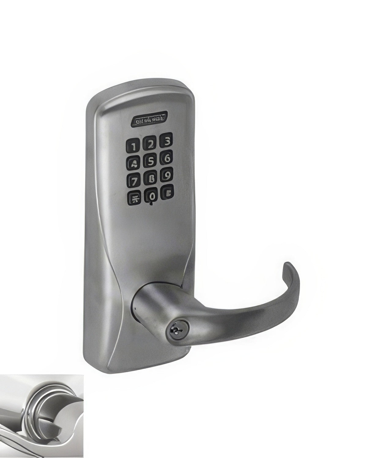 Schlage CO100MS70KPSPA625 polished chrome keypad entry door lever