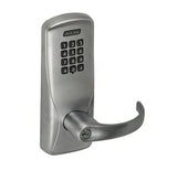 Schlage CO100MS70KPSPA626 satin chrome keypad entry door lever