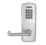 Schlage CO100MS70KPTLR626 satin chrome keypad entry door lever