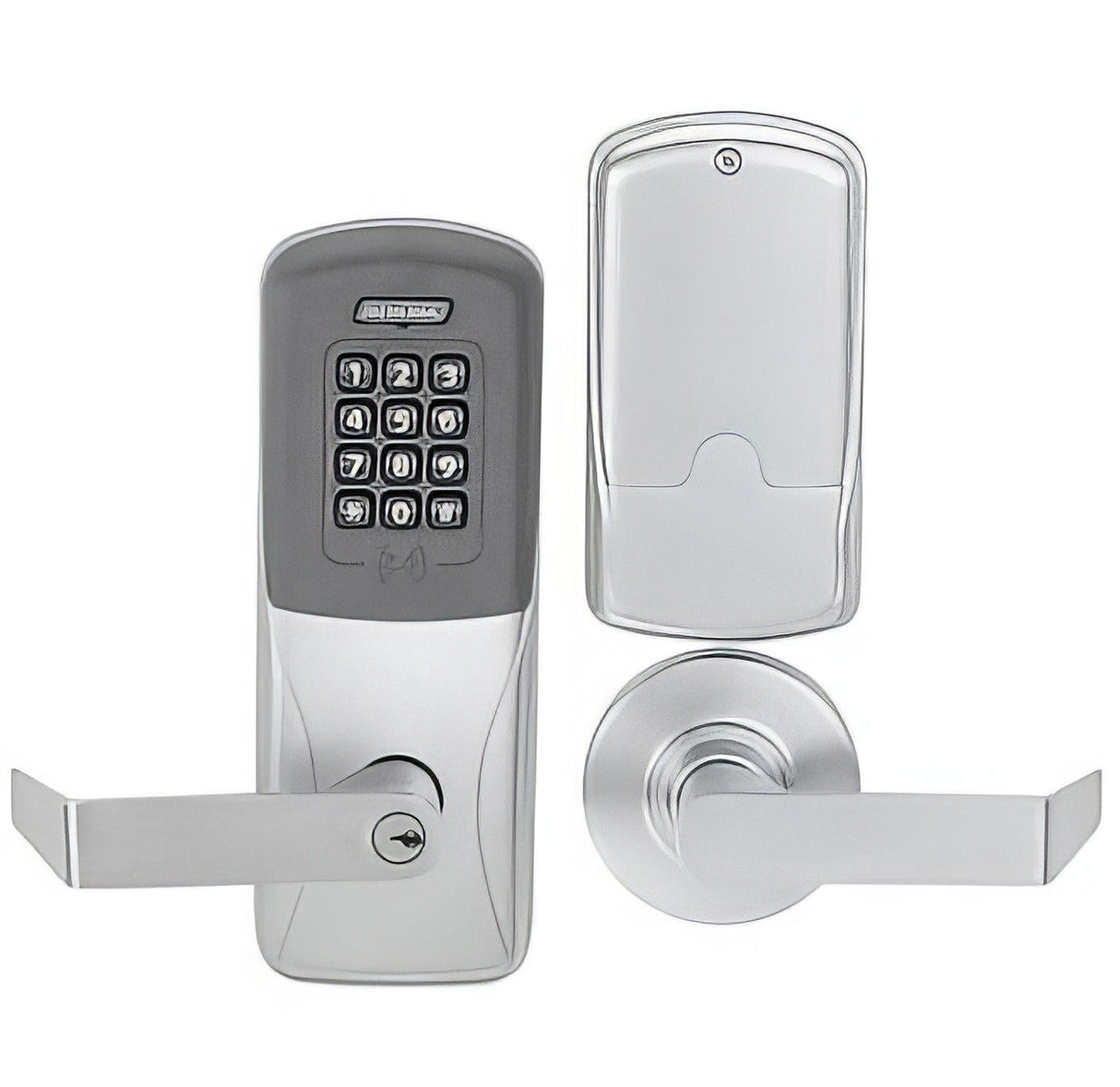 Schlage CO200CY70PRKRHO626 satin chrome keypad entry door lever