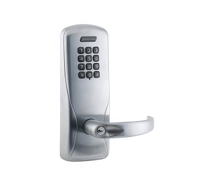Schlage CO200MS70KPSPA626 satin chrome keypad entry door lever
