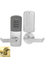 Schlage CO200MS70PRKRHO605 polished brass keypad entry door lever