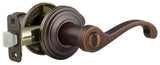 Kwikset 740CHL-501S rustic bronze keyed entry lever