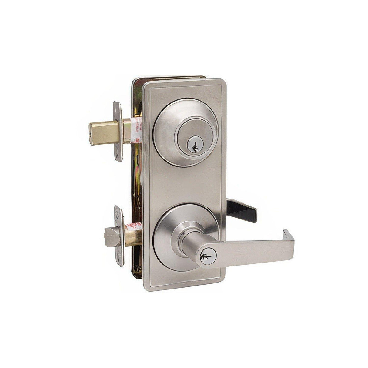 Copper Creek AL6941SS AL6941 Avery Lever Interconnected Keyed Entry/Office Set Satin Stainless