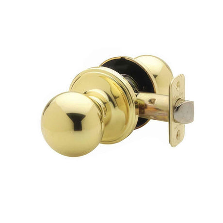 Copper Creek BK2020PB BK2020 Ball Style Passage Door Knob Polished Brass