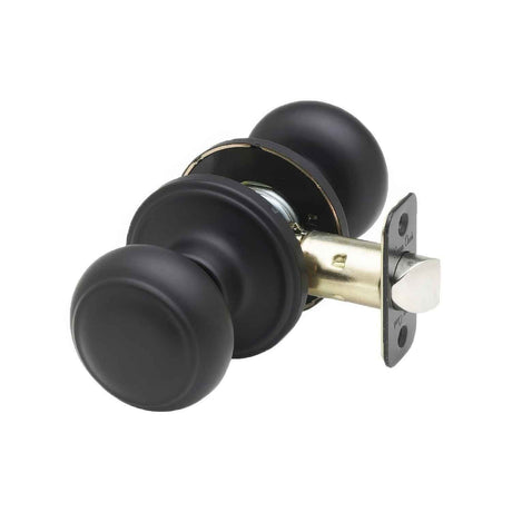 Copper Creek CK2020BC black passage door knob
