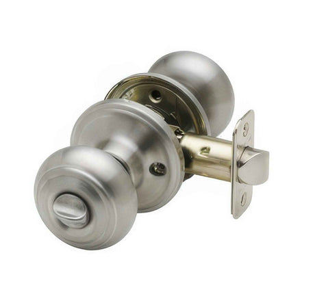 Copper Creek CK2030SS satin stainless privacy door knob