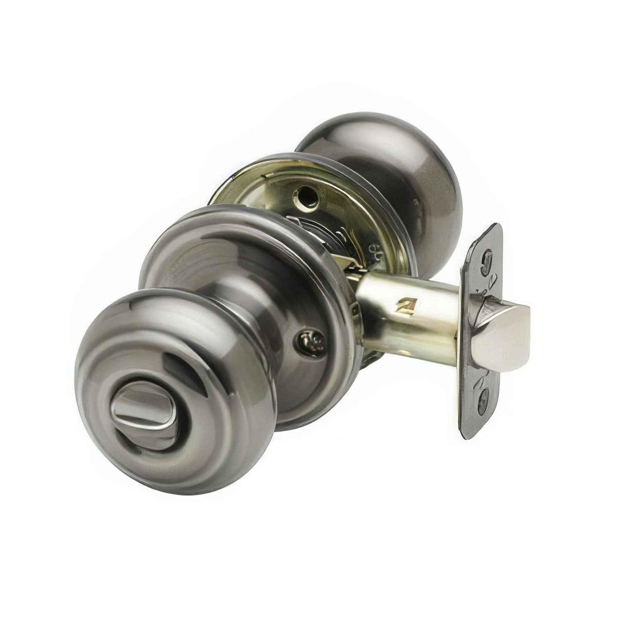 Copper Creek CK2030AN CK2030 Colonial Style Privacy Door Knob Antique Nickel