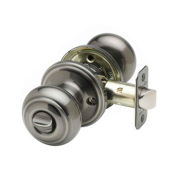 Copper Creek CK2030AN CK2030 Colonial Style Privacy Door Knob Antique Nickel