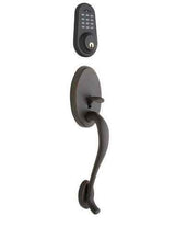 Copper Creek CZE2630LFSS satin stainless keyless entry electronic handleset