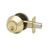 Copper Creek DB2410PB DB2410 Single Cylinder Deadbolt Polished Brass
