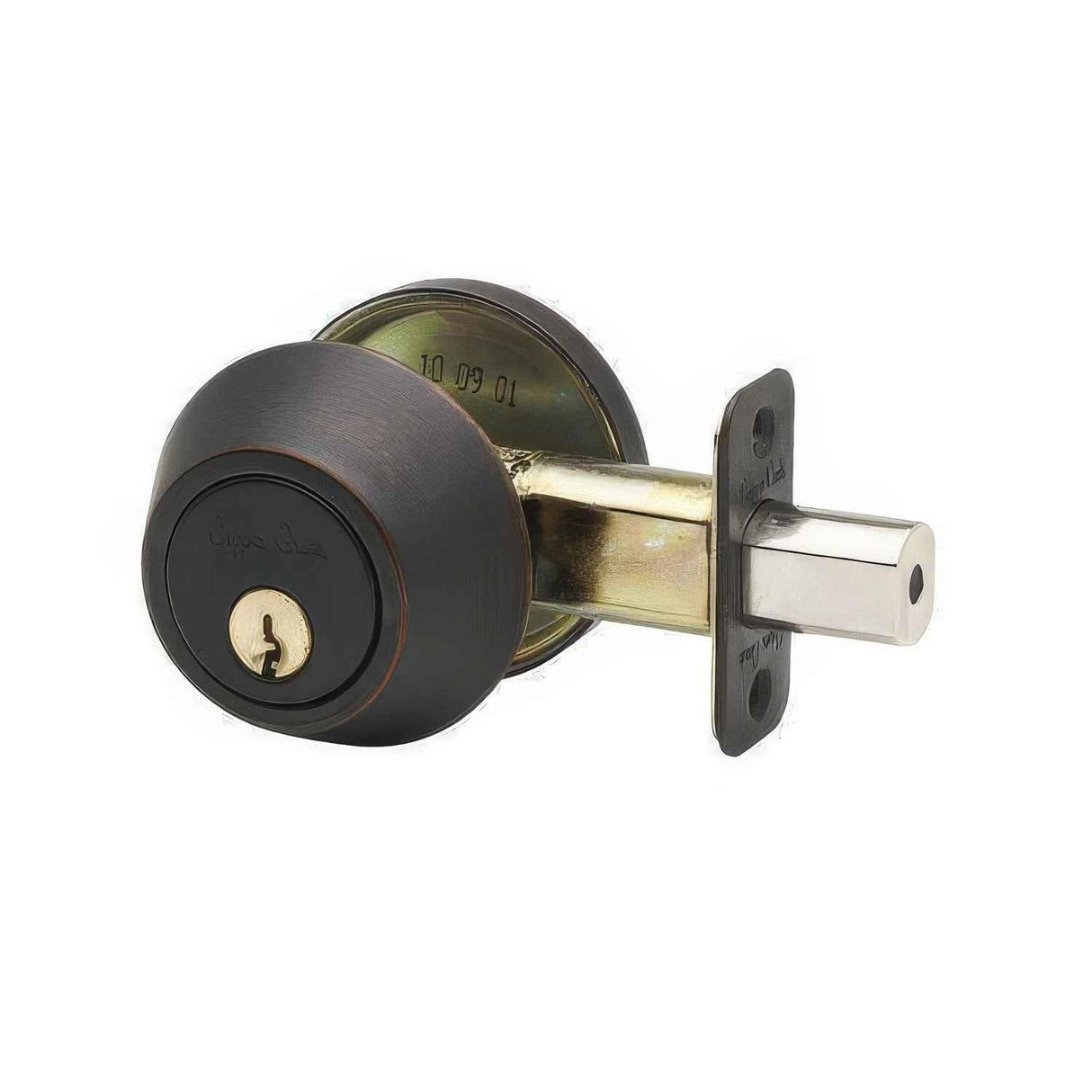 Copper Creek DB2410TB DB2410 Single Cylinder Deadbolt Tuscan Bronze
