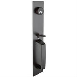 Copper Creek ED-ESCTHM-DB Thumb Piece Escutcheon with Keyed Mortise Cylinder Duro Bronze