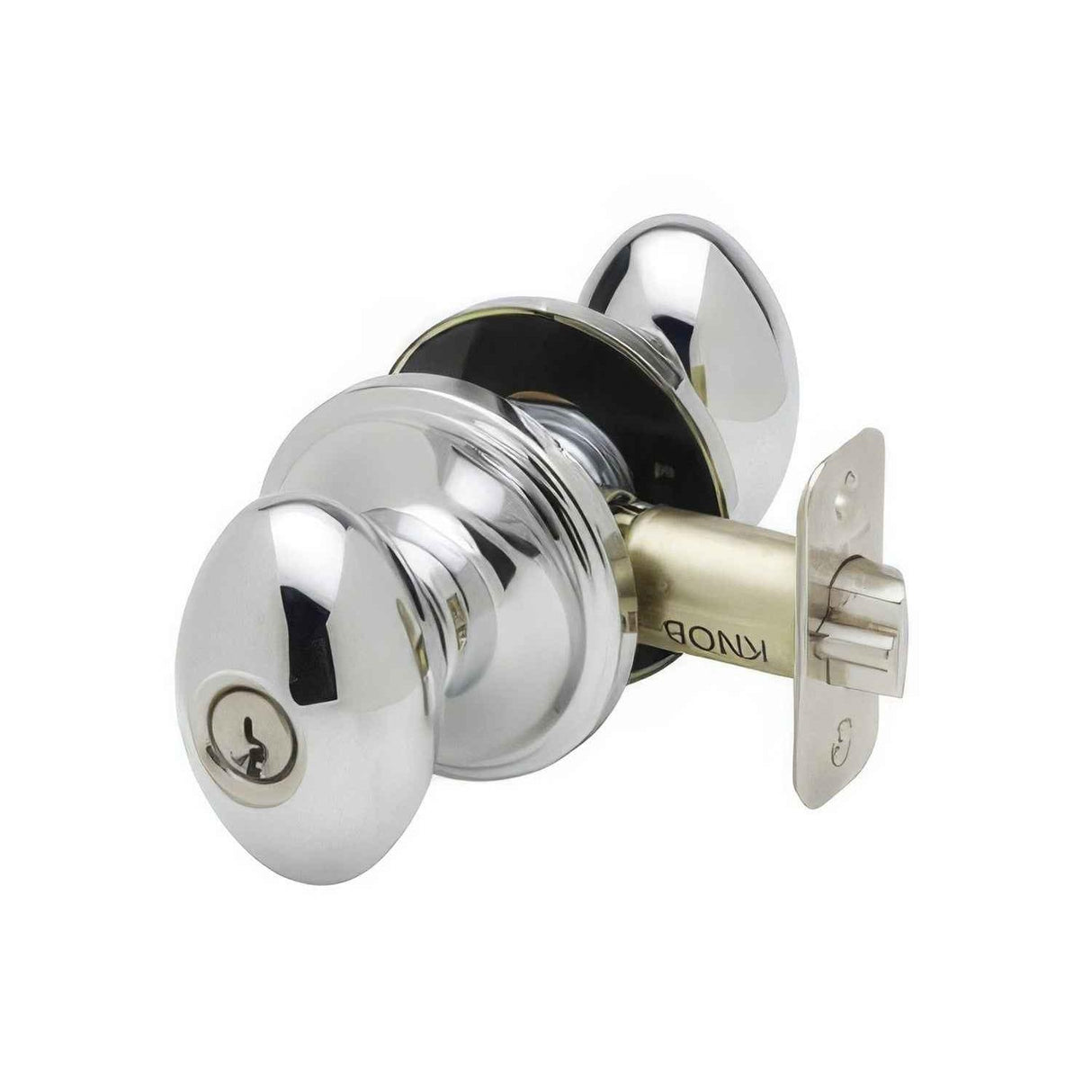 Copper Creek EK2040PS EK2040 Egg Style Keyed Entry Door Knob Polished Stainless