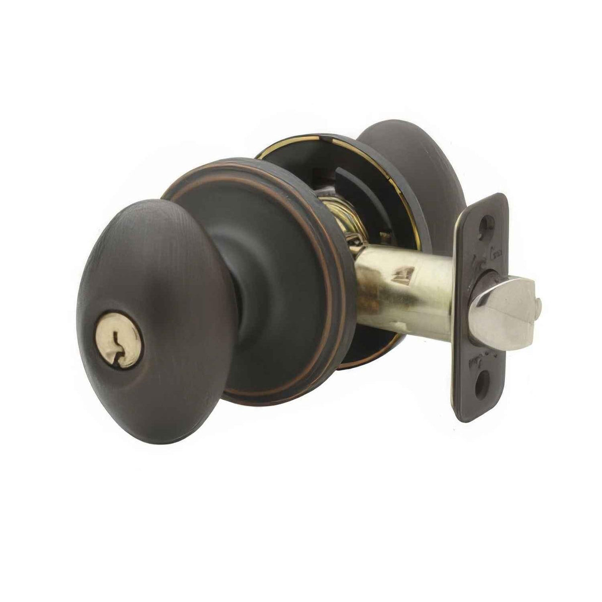 Copper Creek EK2040TB EK2040 Egg Style Keyed Entry Door Knob Tuscan Bronze