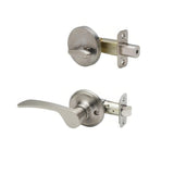 Copper Creek KL2810RHSS KL2810RH Kash Right Single Cylinder Handleset Trim Pack Satin Stainless