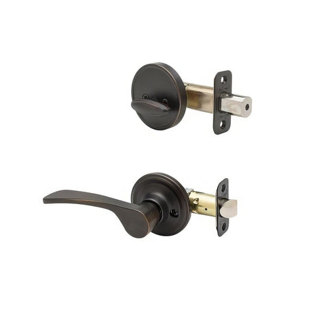 Copper Creek KL2810RHTB KL2810RH Kash Right Single Cylinder Handleset Trim Pack Tuscan Bronze