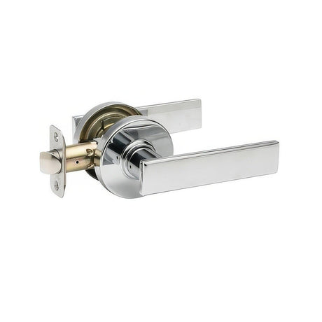 Copper Creek RL2220PS-RND RL2220-RND Remi Passage Lever Set with Round Rose Polished Stainless