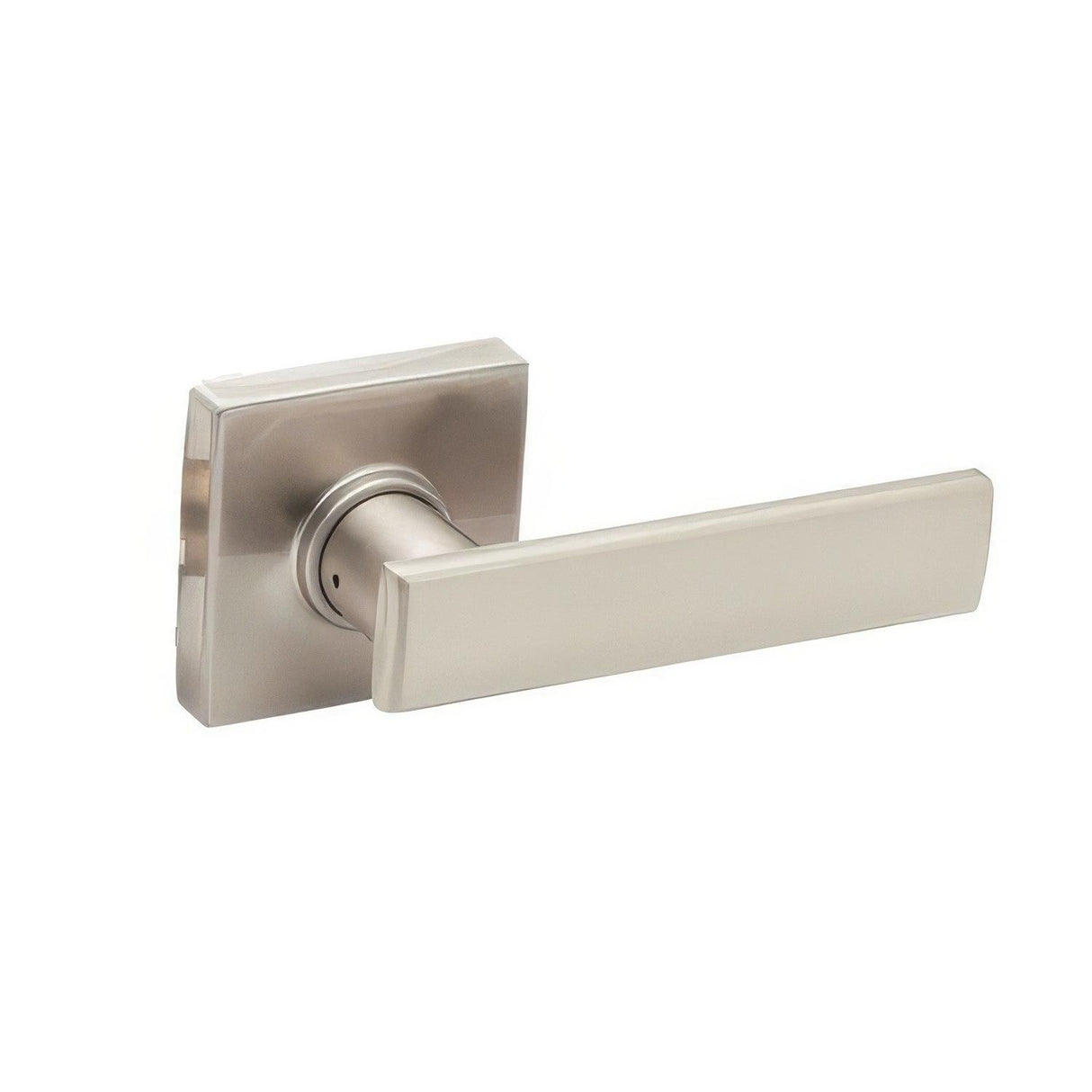 Copper Creek RL2290SS RL2290 Remi Single Dummy Door Lever with Square Rose Satin Stainless