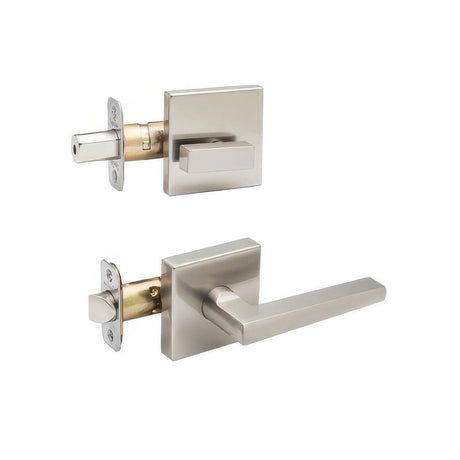 Copper Creek VL2890SS VL2890 Mid Century Modern Dummy Handleset Interior Pack Satin Stainless