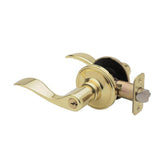 Copper Creek WL2240PB WL2240 Waverlie Keyed Entry Door Lever Polished Brass