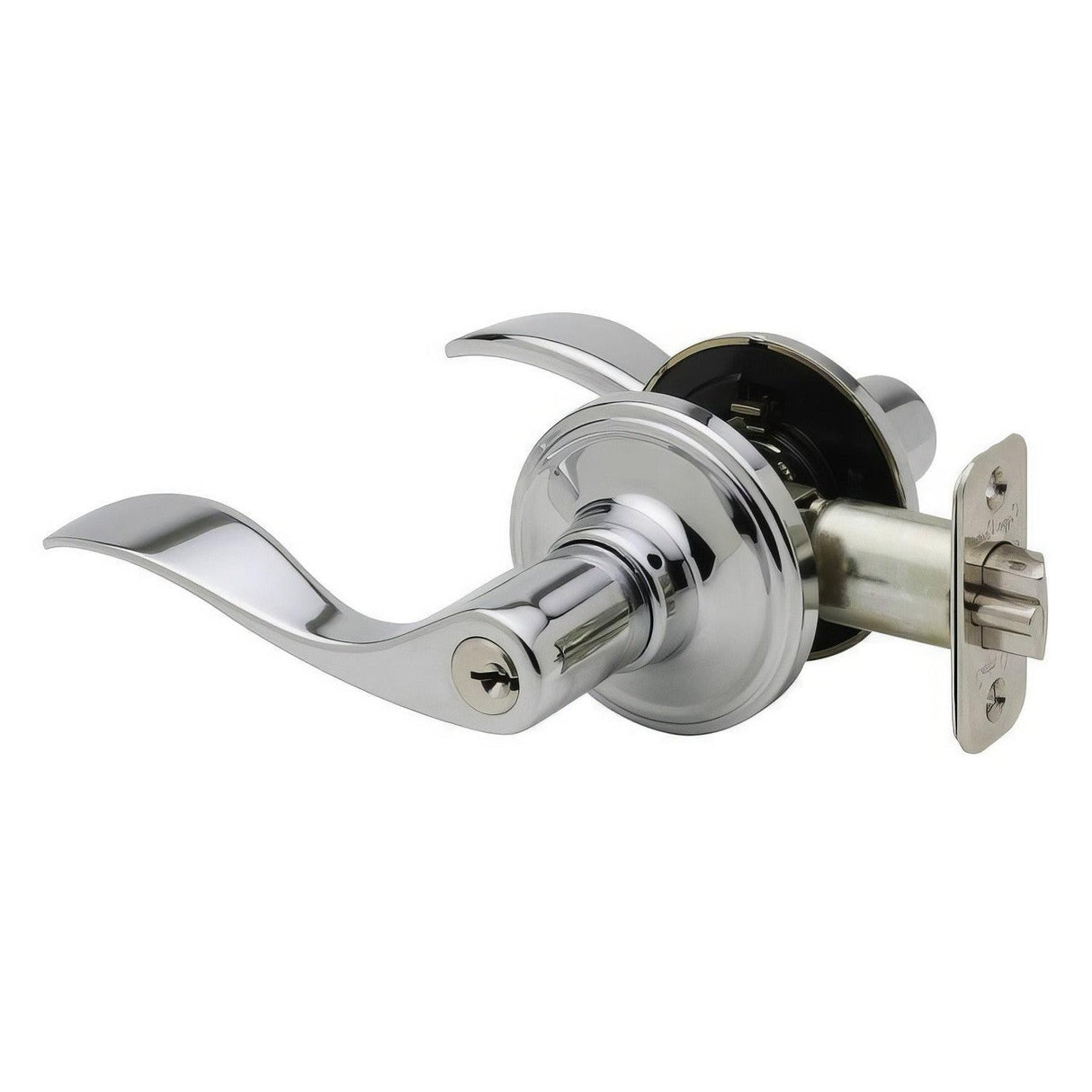 Copper Creek WL2240PS WL2240 Waverlie Keyed Entry Door Lever Polished Stainless