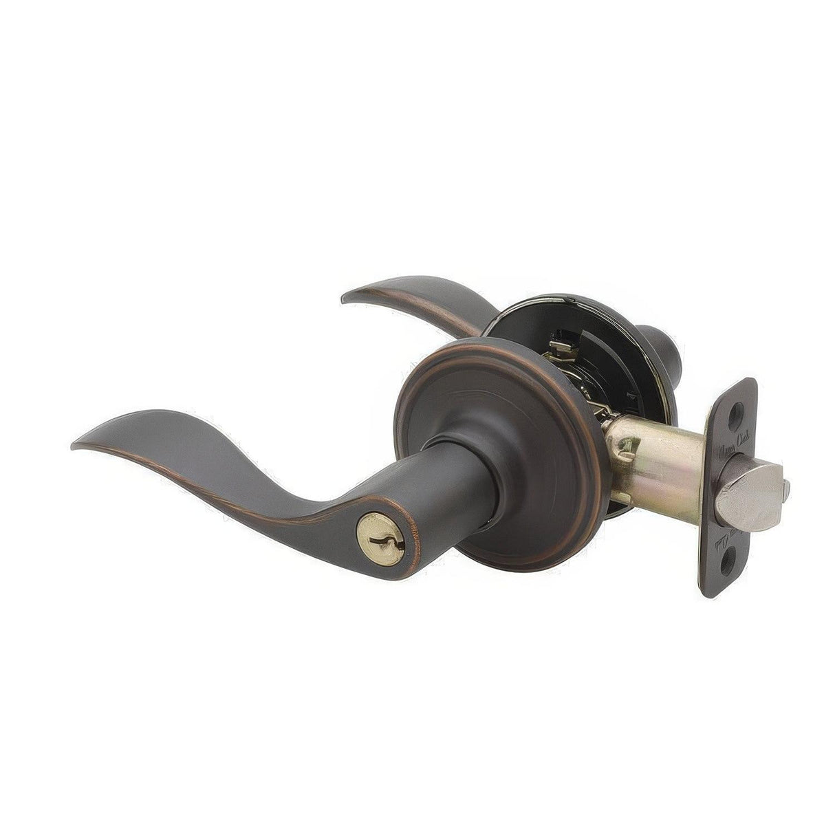Copper Creek WL2240TB WL2240 Waverlie Keyed Entry Door Lever Tuscan Bronze