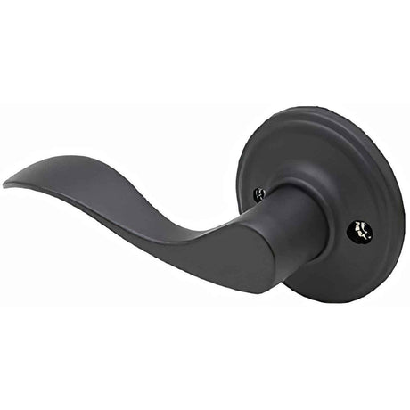 Copper Creek WL2290LHBC WL2290LH Waverlie Dummy Door Lever Black