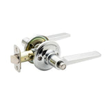 Copper Creek ZL2231PS ZL2231 Zane Privacy Door Lever Set with Push Button Polished Stainless