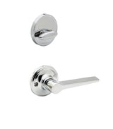 Copper Creek ZL2890PS ZL2890 Zane Dummy Interior Door Handleset Polished Stainless