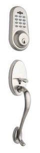 Copper Creek ATE4630LFPVD lifetime brass keyless entry electronic handleset