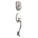 Copper Creek ATE4630SFPVD lifetime brass keyless entry electronic handleset