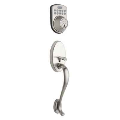 Copper Creek ATE4630SFPVD lifetime brass keyless entry electronic handleset